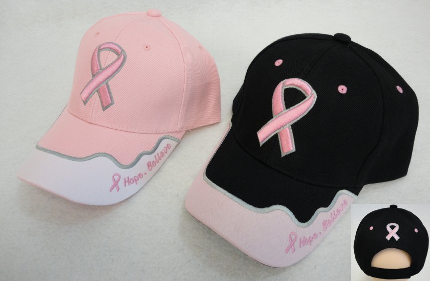 Pink Ribbon HAT [Hope. Believe.]